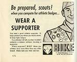 Bike Support Advertising - Boy Scouts