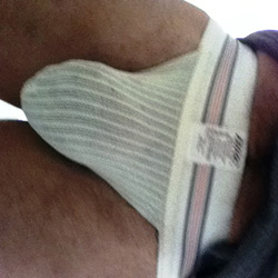 White #10 Bike Jockstrap