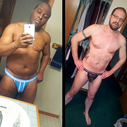 A Couple in Their Jockstraps