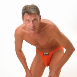 Orange SafeTGard Swimmer Jock