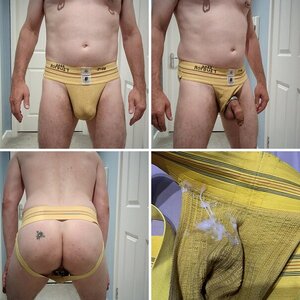 A swapped Karen Space jockstrap which has returned from a local guy.
