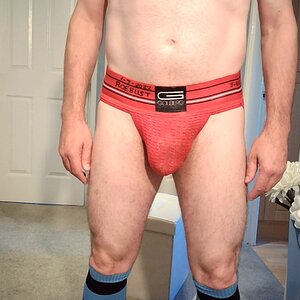 Swapped red Golberg jockstrap back from my mate Roebust