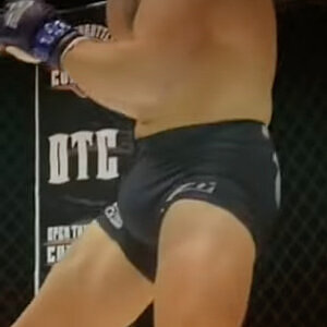 Cupped college MMA fighter