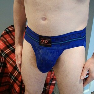 Close up of crusty and swapped F&R jockstrap #1