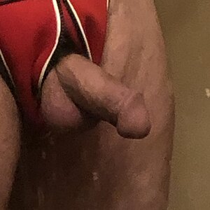 3/4 View of Me In A Zippered Jockstrap