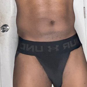 Black Underarmour Jockstrap