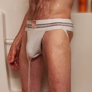 Cocky Cdn - Jockstrap in the Shower - Pic 2