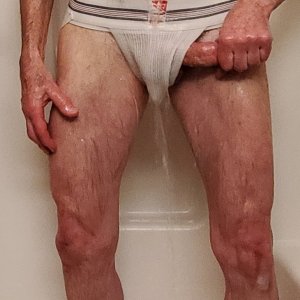 Cocky Cdn - Jockstrap in the Shower - Pic 6