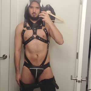 Kitted up in leather