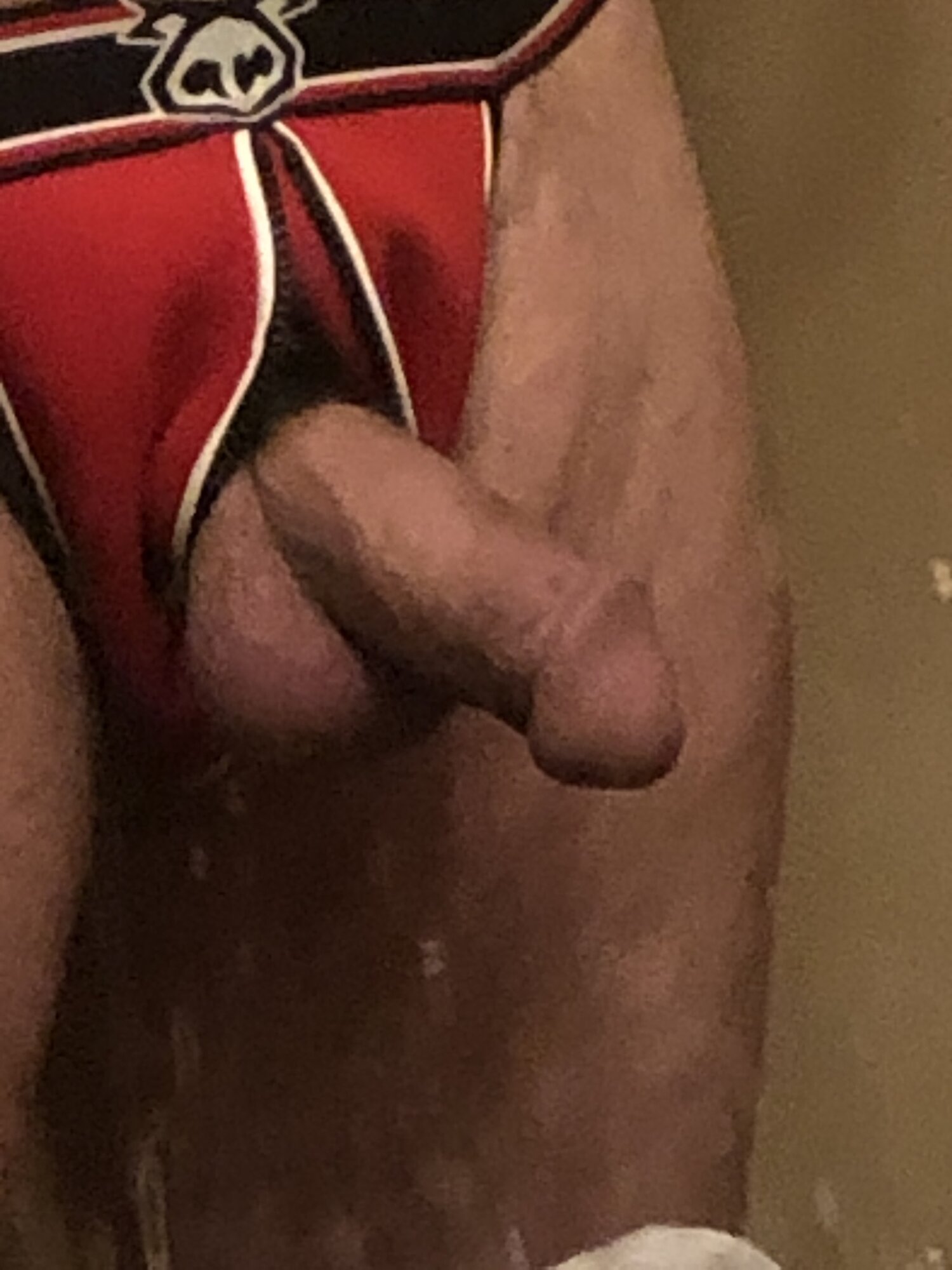 3/4 View of Me In A Zippered Jockstrap