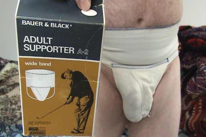 Bauer & Black A-2 Adult Supporter, featuring front side of box