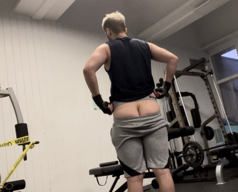 Exposed at the gym