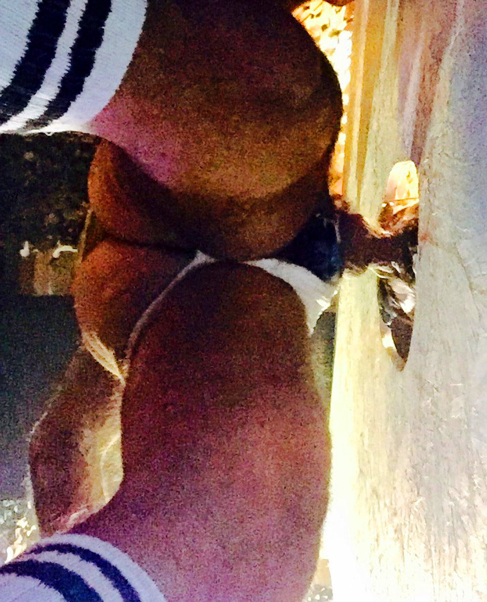 STINKYDONGER JOCKSTRAPPED FROM BELOW AT THE GLORYHOLE