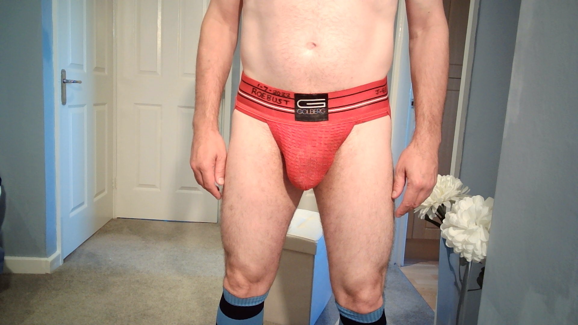 Swapped red Golberg jockstrap back from my mate Roebust