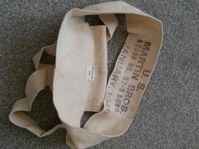 The inside of one of the ex US Army surplus bandage jockstraps (1 of 5 which I bought)