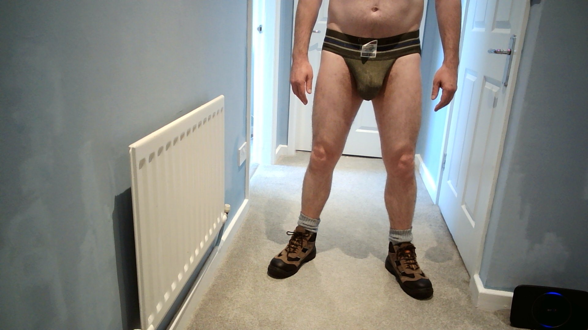 This ripe and crusty army green Jock Mail went to a guy in USA