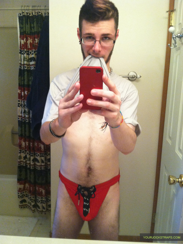 Red Activeman Lace-up Jock