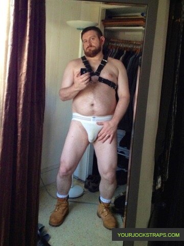 White Bike #10 Jockstrap