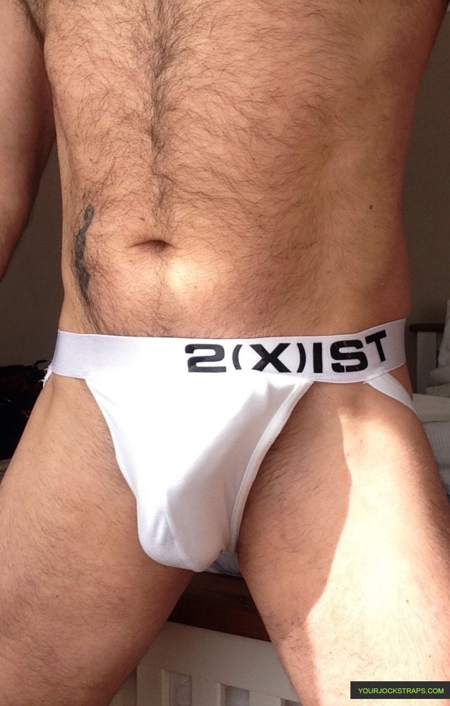 2xist White Jockstrap